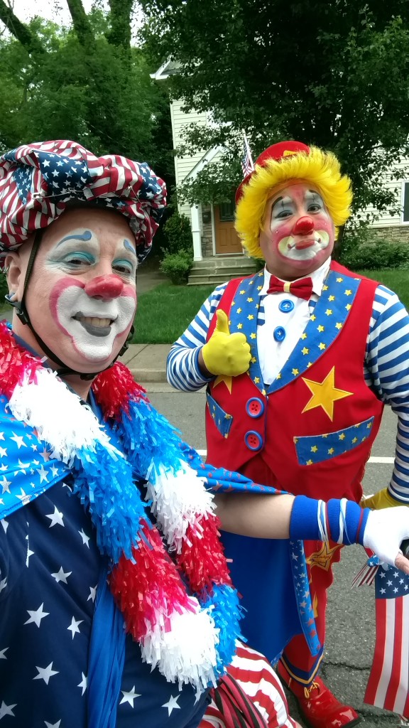 Sir Toony and Pelukyta at the City of Falls Church Memorial Day Parade